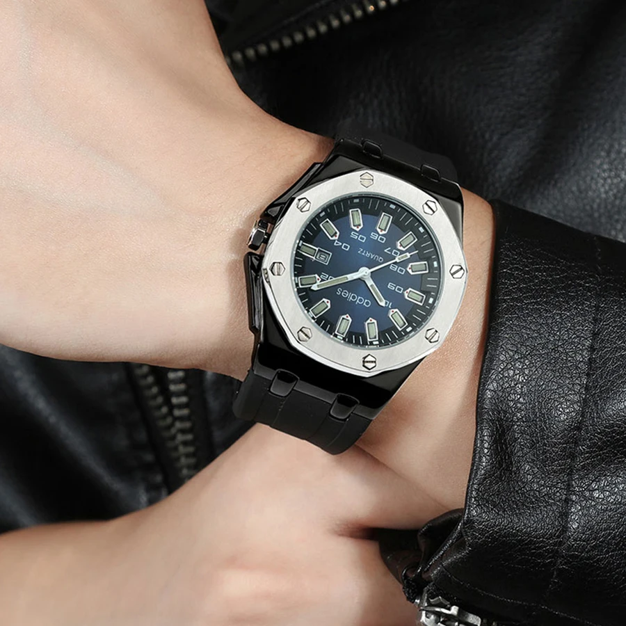 Aidis новые мужские часы Топ бренд класса люкс мужские военные водонепроницаемые кварцевые часы мужские спортивные силиконовые часы Relogio Masculino+ коробка