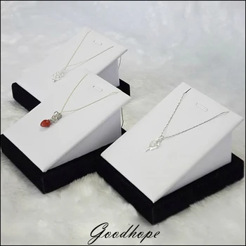 

Wholesale 12pcs Necklace Chain Pendant Counter-Top Jewelry Display Stand Colar Earring Jewellery Holder Rack Shop Organizer Case