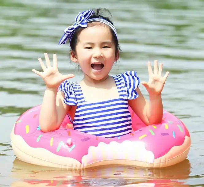 For children 55cm Inflatable Swimming Rings Floating Inflatable life