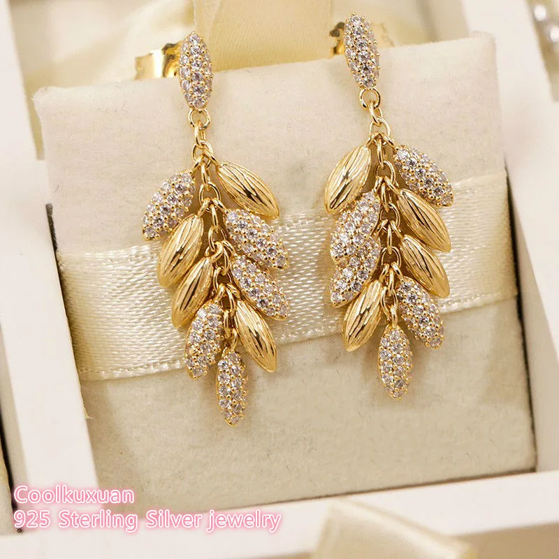 

Женские серьги из серебра 925 пробы, с фианитами