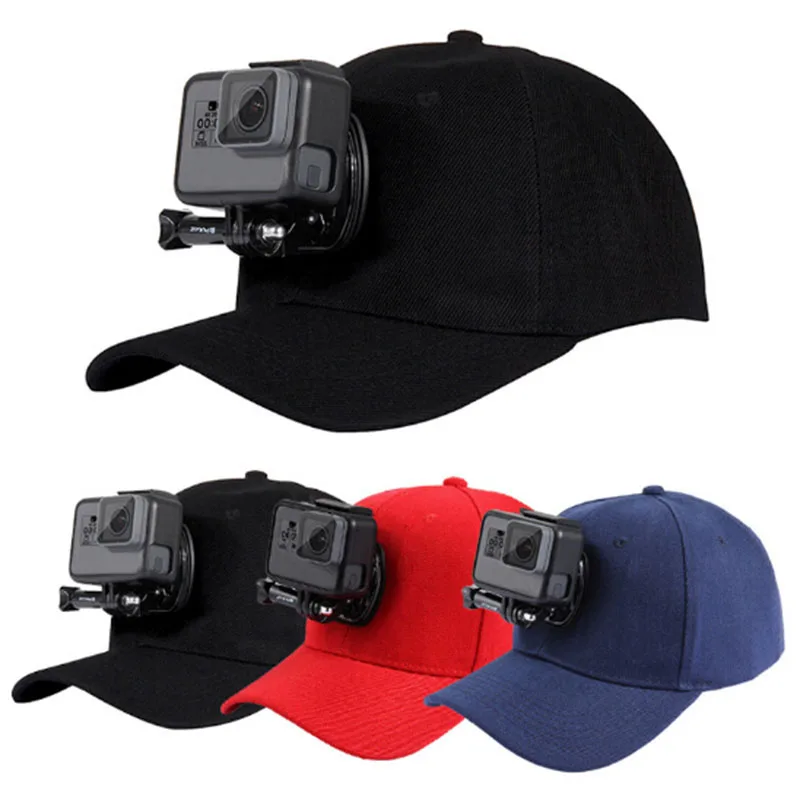 

for Go Pro Accessories Canvas Baseball Hat Cap W/ J-Hook Buckle Mount Screw for GoPro HERO5 HERO4 Session HERO 5 4 outdoor tools