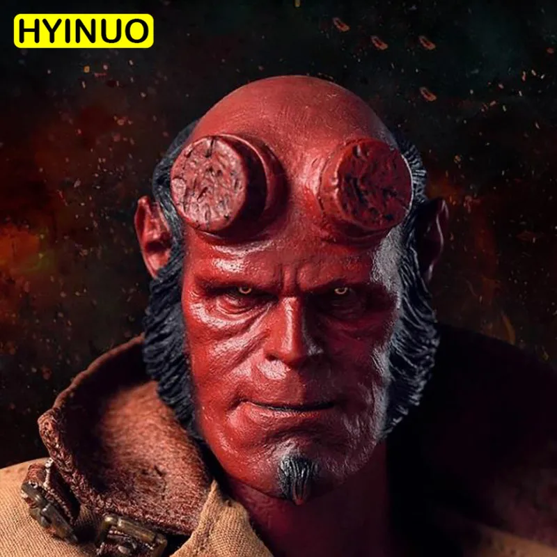 1/6 весы Hellboy Hell Baron с 3 головной убор костюм Фигурка Набор ваять Модель 12 'полный набор Экшн фигурки кукол игрушки