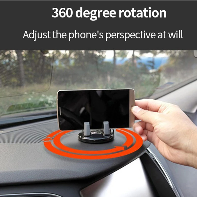 360 градусов вращающийся Автомобильный Держатель Телефона Противоскользящий силиконовый для Nissan TIIDA X-TRAIL TEANA Skoda Octavia Honda CRV KIA RIO лада