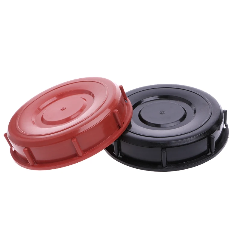 275-330 Gallon IBC Tote Tank Cover Lid Cap 163mm Red/Black For Schutz Mauser 