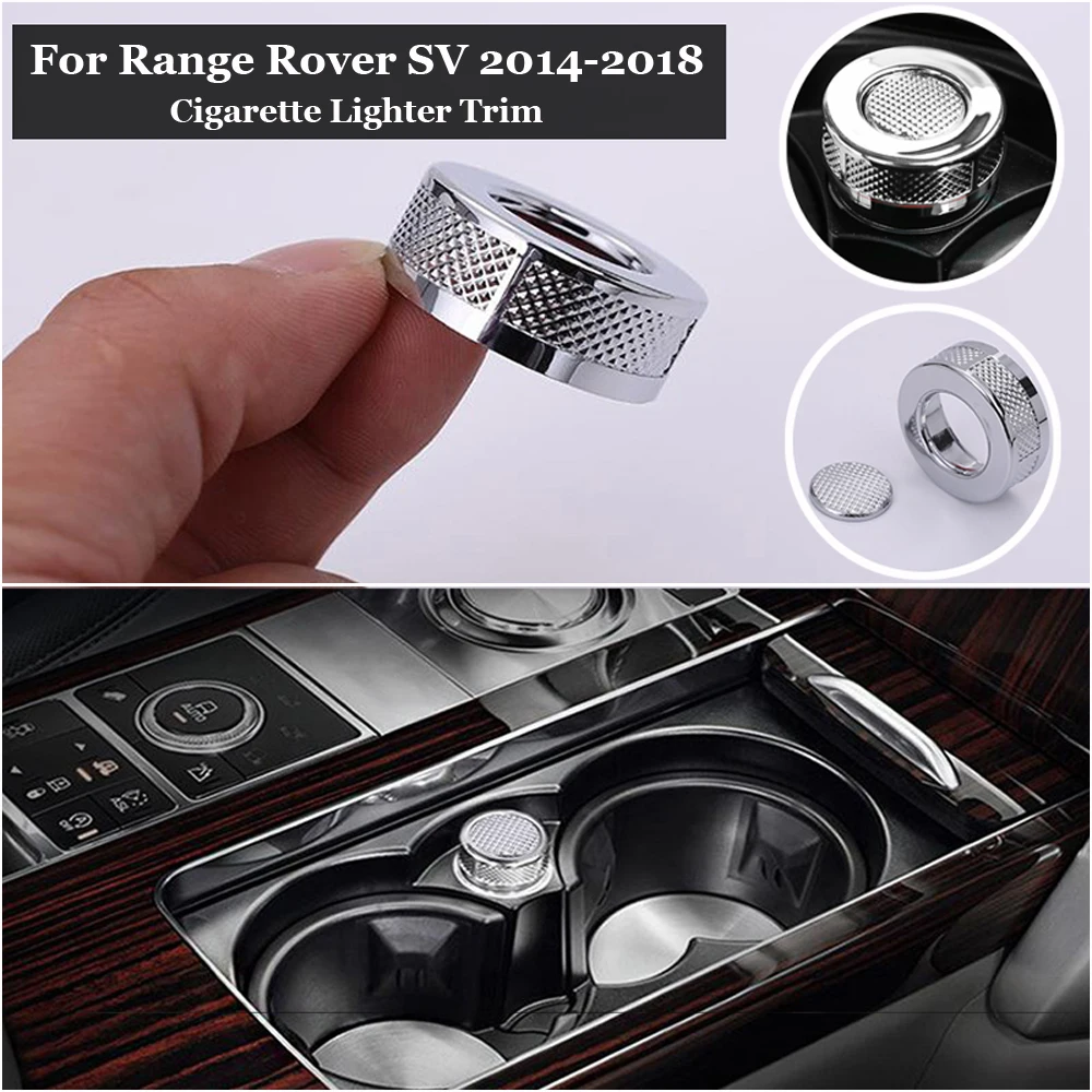 

For 2014-2018 Range Rover SV Cap Lighter Trim ABS plastic Silver Lightweight