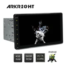 ARKRIGHT 9 ”2Din 4 + 64 GB HD Android 8.1 autoradio Wifi/GPS/Bluetooth/universal Car Radio di musica di Multimedia Player con DSP