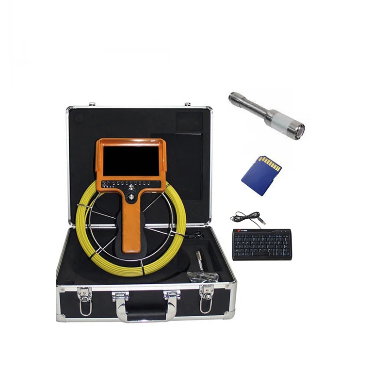 Pipe Chimney Inspection Camera 30m Cable 512hz Sonde Pipe Locator