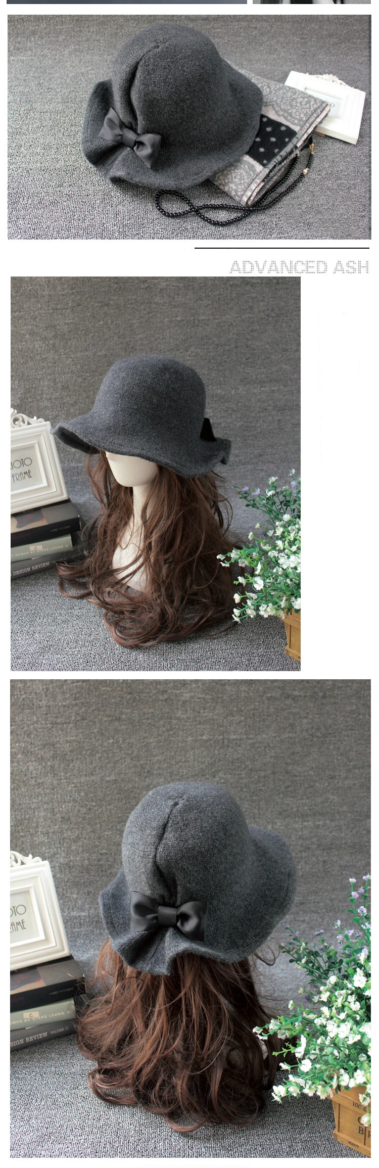 JKP 2018 хит сезона весна и осень Мода хлопок шляпа женский ретро шапка элегантный повседневное шерсть кепки ZM-42