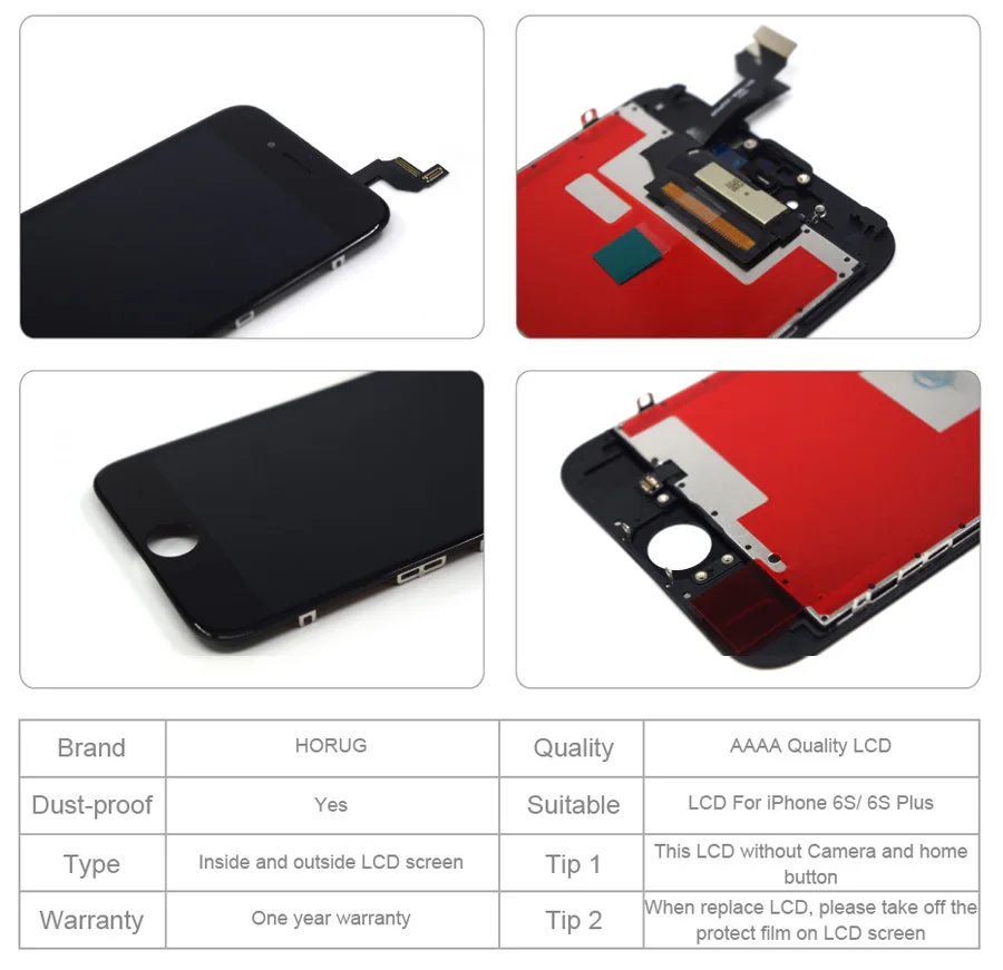 Gpadparts AAA+ экран для iPhone 5S i6 lcd ремонт iPhone 6s 6s plus lcd iPhone 7 сенсорный 3D дисплей дигитайзер полная сборка