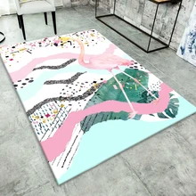 Рисунок Фламинго домашний коврик Домашний Декор Ковер прямоугольник креативный коврик журнальный столик для гостиной Противоскользящий коврик для спальни
