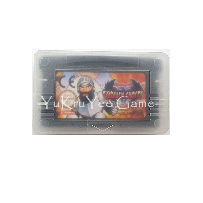 

Super Ghouls N Ghosts Video Game Cartridge Console Card for Handheld Console EU Label English Language Version