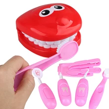 Забавный доктор стоматологический проверка зубов Модель Набор Медицинский Набор обучающая ролевая игра моделирование PUZ игрушка для малышей Дети играть