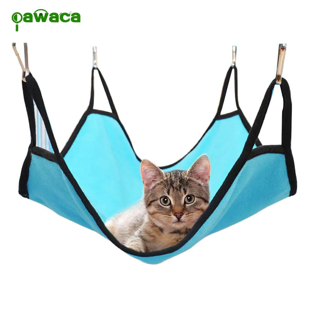 Cat Bed Frame Pet Cat Hamster Cage Beds Rabbit Cat Hammock Beds Soft Fleece For Kitten Cage Bed Cover Cushion