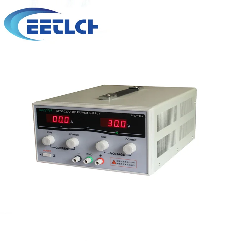 KPS6020D Высокоточный высокомощный регулируемый светодиодный двойной дисплей