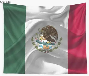 

Mexican Flag Wall Tapestry Cover Beach Towel Throw Blanket Picnic Yoga Mat Home Decoration