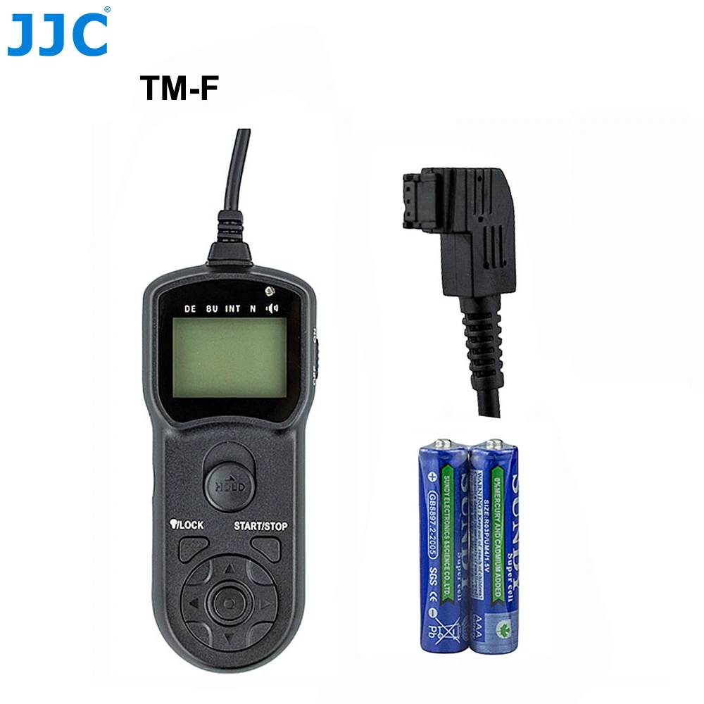 JJC проводной таймер Дистанционное управление Спуск затвора объектива шнур для Sony A58/A7/A7 II/A7R/A7R II/ a7S/A7S II с несколькими Интерфейс - Цвет: TM-F