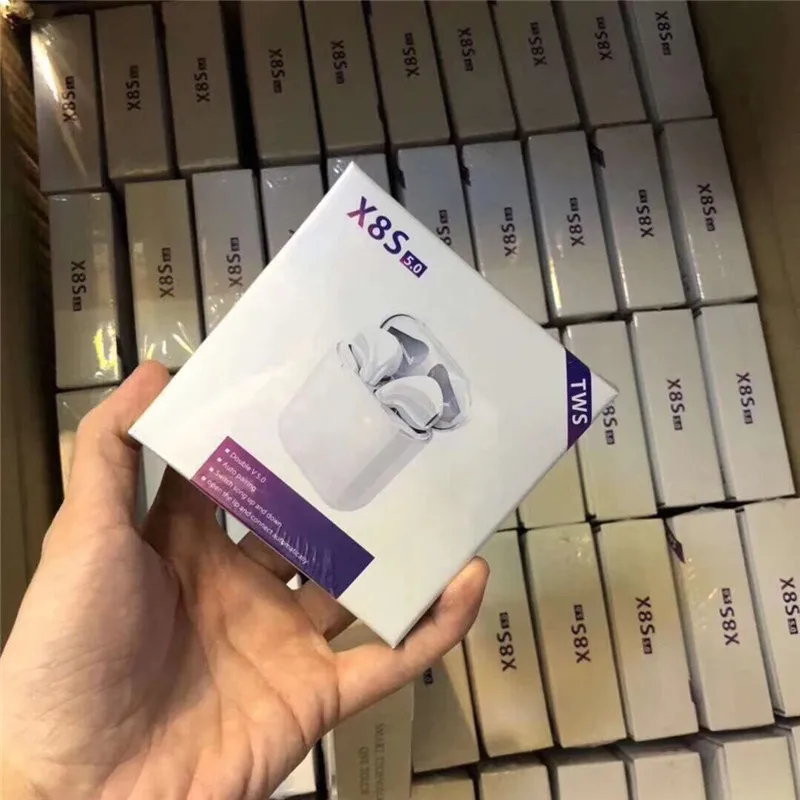 X8s tws bluetooth гарнитура 5 0 двусторонний разговор Спортивная Беспроводная стерео
