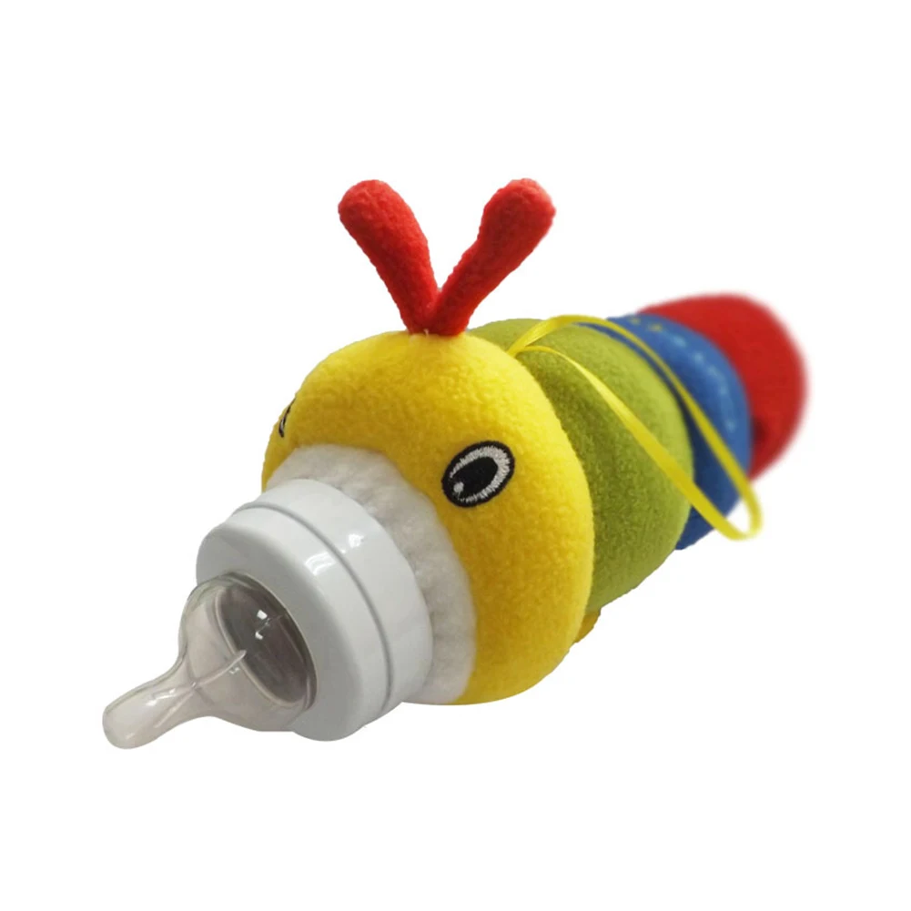 Baby Feeding Milk Bottle Insulation Cover Holder Feeder Thermal Bag Warmer Animal Plush Toy AN88