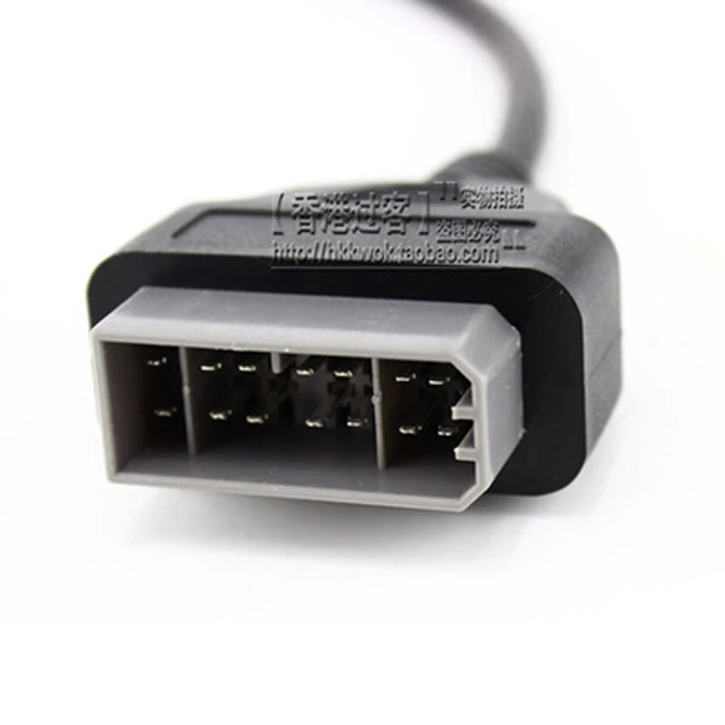 5 шт. 40 см OBD2 кабель 14 контактный штыревой разъем 16 OBDII Диагностика расширения