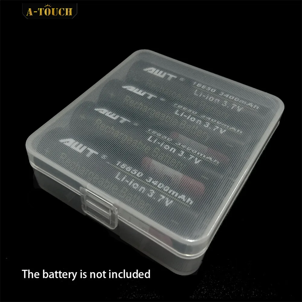 A Touch 18650 чехол для аккумулятора пластиковый прозрачный ящик хранения подходит