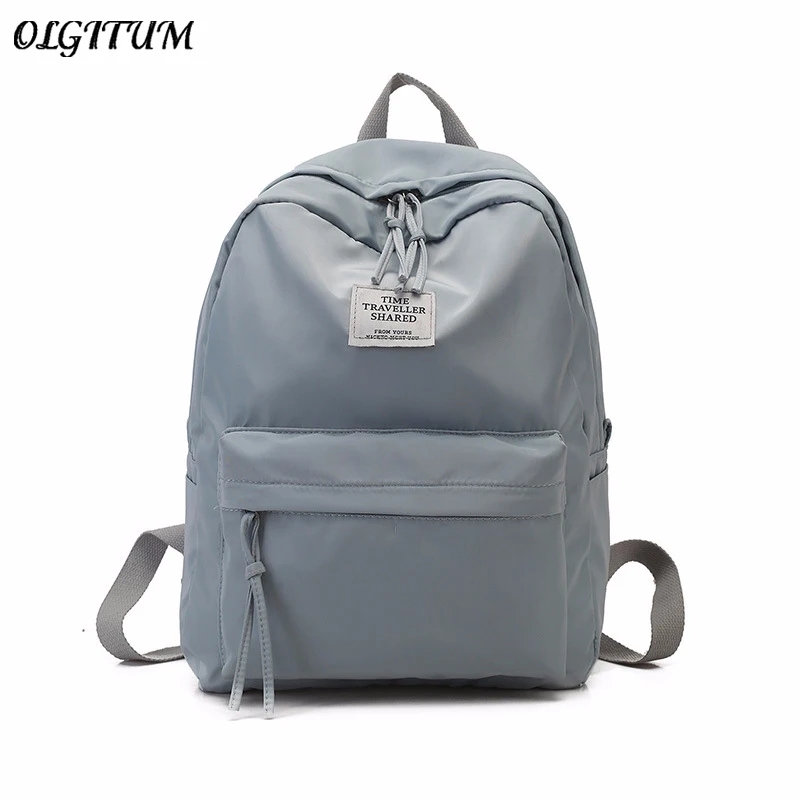 

Hot 2019 New Korean Waterproof Backpack Wear-resistant Design Unisex Student School Bag Leisure Travel Backpack For Teen Girls