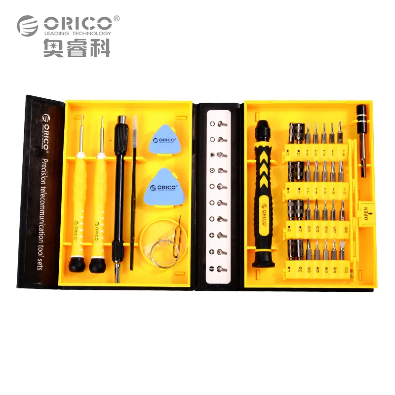 imágenes para ORICO Multifunción juego de Destornilladores 38-in-one Teléfono Móvil Notebook PC Repair Tool-(ST2) imágenes para ORICO Multifunción juego de Destornilladores 38-in-one Teléfono Móvil Notebook PC Repair Tool-(ST2)