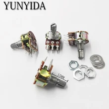 Усилитель WH148 B10K, 6 футов, 6 Pin вал, WH148, двойной стерео потенциометр, 1K, 5K, 10K, 20K, 50K, 100K, 500K, 5 шт.
