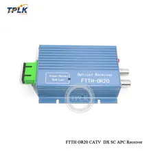 10 шт. FTTH OR20 Высокое качество FTTH OR20 CATV волоконный приемник AGC Micro SC APC дуплексный разъем с 2 выходными портами WDM