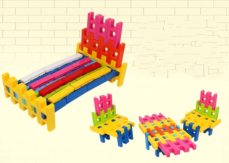 Обучающая игра для детей настольная детские развивающие игрушки 3d Строительные