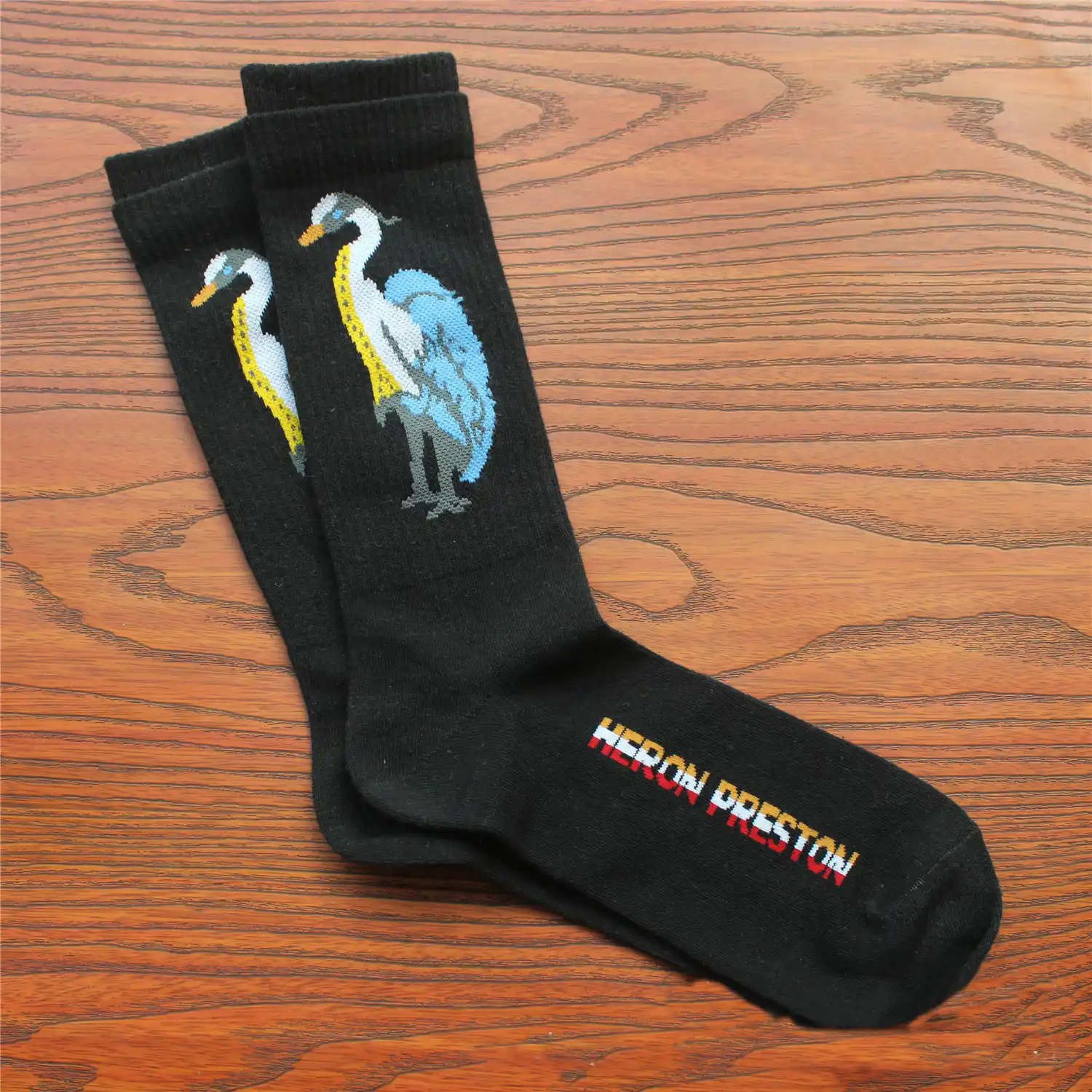 新しい潮ブランドスケートボードヒップホップデッドフライ麻葉クレーン二重靴下口の綿の靴下 Men S Socks Aliexpress