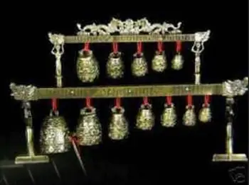 

Meditation Gong with 12 Ornate Bells with Dragon Design