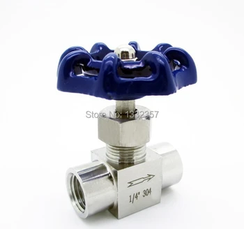 

Free shipping G1/4 Stainless Steel 304 Needle Valve Female Thread 1/4" BSPP Thread