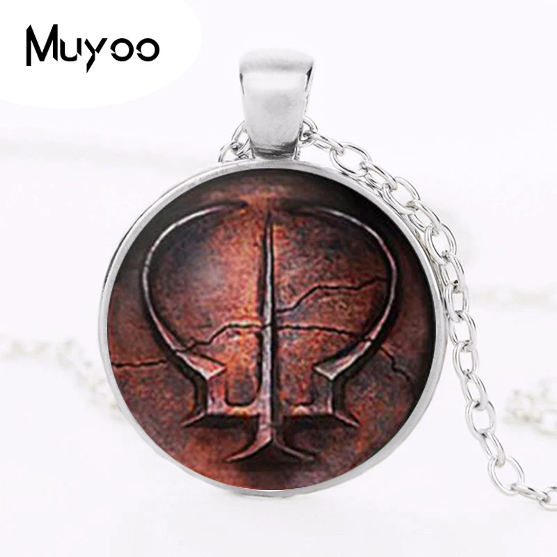 Brotherhood of Blood Pendant Dark Souls II Necklace Glass Dome Pendant