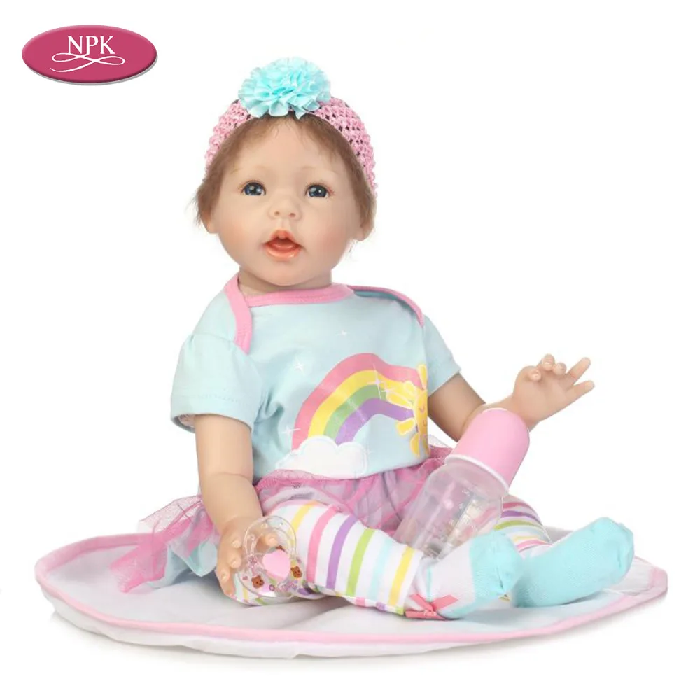Realista Bebe Reborn Baby Doll Livelike Babies Girl Doll (2)