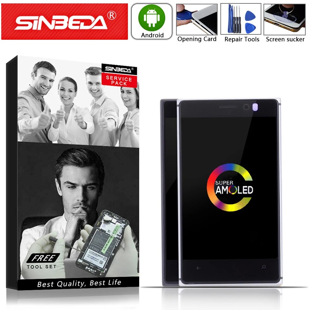 

4.5"Super AMOLED For NOKIA Lumia 925 LCD Display Touch Screen with Frame Mobile Phone Repair Parts Replacement LCD Touch Panel #