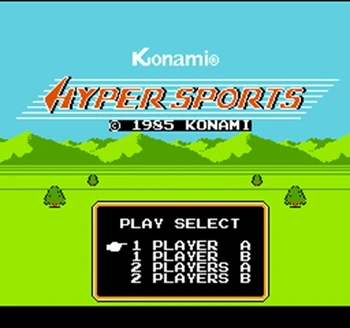 

Hyper Sports Region Free 8 Bit Game Card For 72 Pin Video Game Player