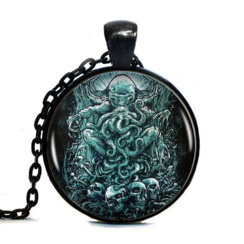 1 шт./лот Kraken Cthulhu метка кабошон винтажная длинная Серебряная бирка изысканные