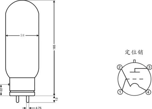 PSVANE HiFi 845 вакуумный клапан электронная трубка винтажный Hifi аудио ламповый усилитель DIY Заводская тестовая пара 12 месяцев гарантии