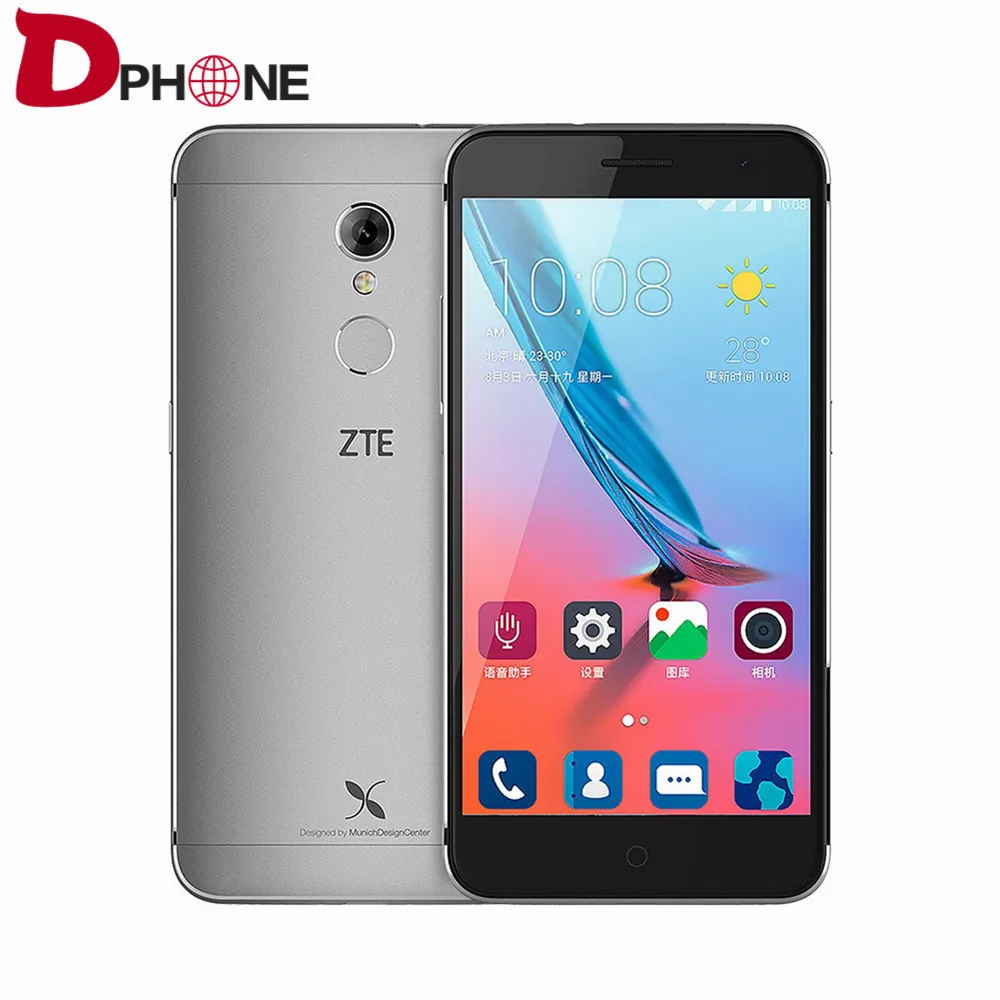Оригинал 5.2 &quotFHD 2.5D ZTE XIAOXIAN 4 MTK6753 oata ядро Android 6.0 Г LTE смартфон 2 ГБ RAM 16 ROM 13MP