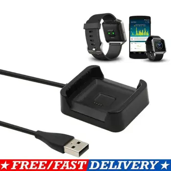 

USB Charging Cradle Charger Dock Cable for Fitbit Blaze/Fitbit Versa Smart Watch 2C30