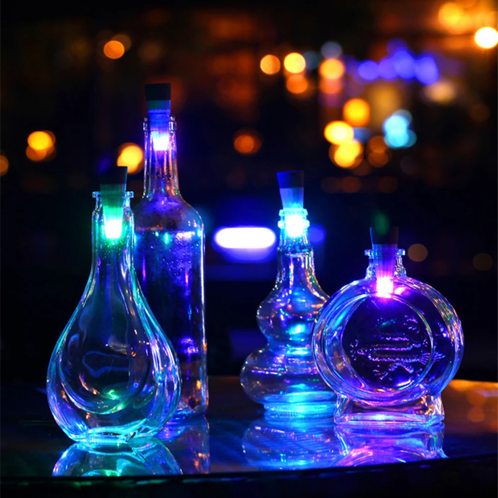 

2018 New arrival LED String Light USB Charging Luminous Wine Cork Stopper Bottle Light For Festive Wedding Party home Decoration