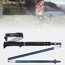 Открытый Пеший Туризм трости Hike ультра-легкий EVA обрабатывать 5-раздел регулируемый трости Треккинговая палка альпинистская палка