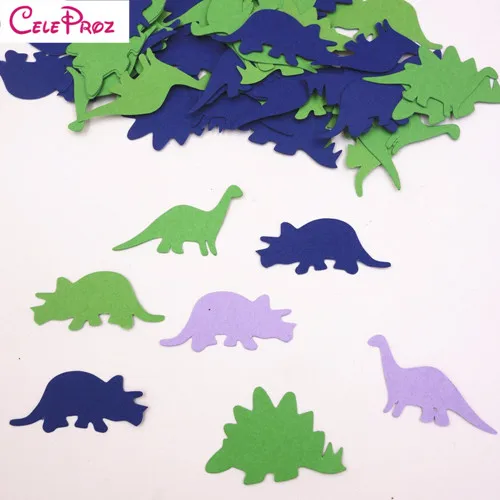 100 шт./лот бумажный динозавр конфетти животное тематическая вечеринка на день рождения стол конфетти - Цвет: D