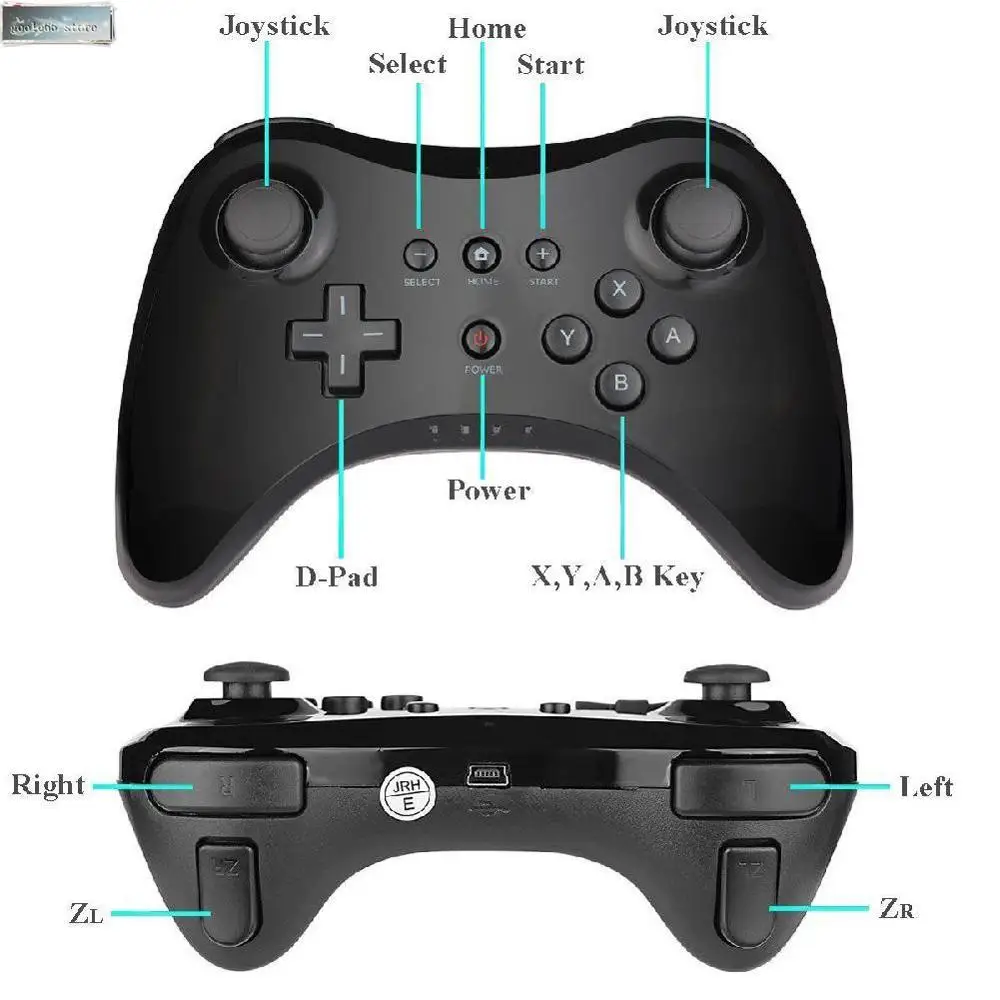 Классический U Pro геймпад Bluetooth беспроводной пульт дистанционного управления двойной аналоговый USB игровой джойстик для nintendo wii для U Pro игры