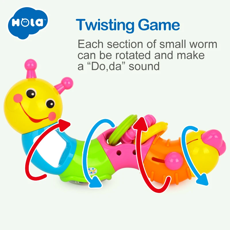 Kids Educational Toys Baby Rattle Lovely Worm Toys Insert Puzzle Turning Toys for Baby Kids Fingers Flexible Training Xmas Gifts Kids Educational Toys Baby Rattle Lovely Worm Toys Insert Puzzle Turning Toys for Baby Kids Fingers Flexible Training Xmas Gifts