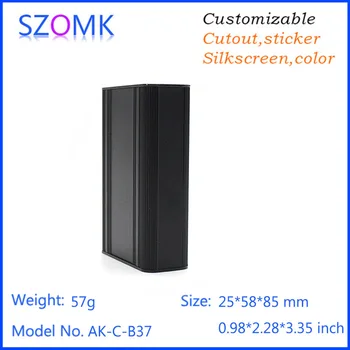 

10piecea lot SZOMK manufacturing diecast aluminum box electronic instrument enclosure 85x58x25mm