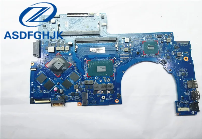اللوحة المحمول DAG37DMBAD0 G37D لإتش بي بافيليون 17-AB 17-W سلسلة اللوحة 915550-601 مع 1050Ti 4 جيجابايت i7-7700H