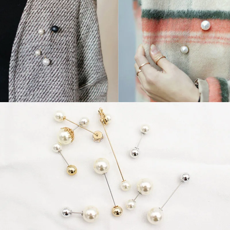 

RE Women's Crystal Bow Brooch Pearls Large Jewelry Rhinestones Scarf Lapel Pins Pearl Brooches For Women Metal Pin badge A1550