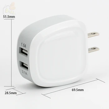 

New Develop 5V 2A 2USB Port EU us Plug egg Wall Charger Adapter Travel Power For iPhone usb charger portable charger 300PCS/LOT