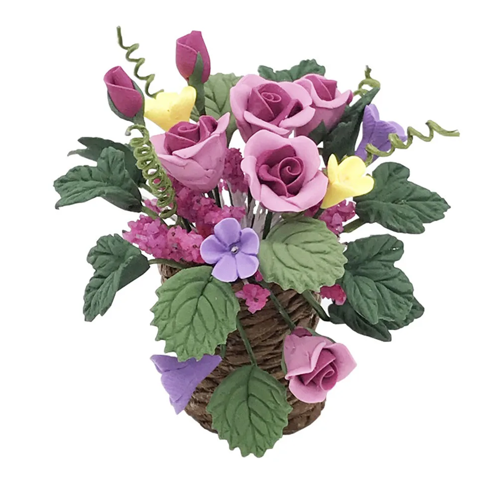 Buy 1/12 Dollhouse Miniature Accessories Mini Purple